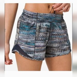 Size 6 tall lululemon athletica Multicolor Striped Performance Running Shorts